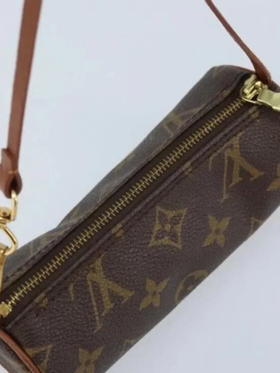 LOUIS VUITTON Monogram Papillon Pouch LV Auth - Picture 6 of 16